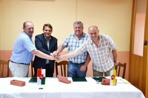 Jože Čakš, mag. Marko Diaci, Emil Grobelnik in Miran Gorinšek